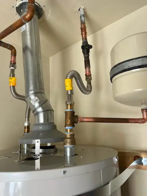Water heater installation and plumbing repair in Olde Town